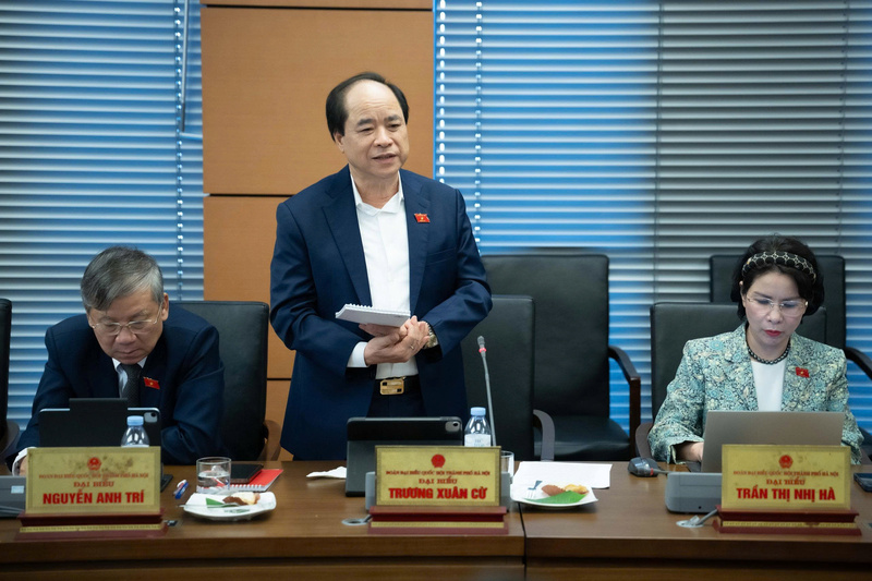 Đại biểu Trương Xuân Cừ - đoàn Hà Nội