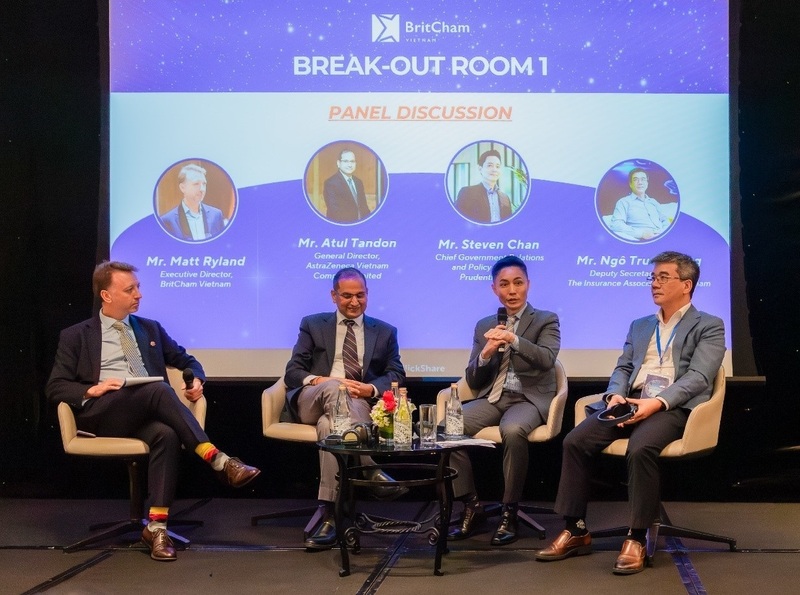 Các chuyên gia tham gia thảo luận trong khuôn khổ Hội nghị Thượng đỉnh Doanh nghiệp Anh – Việt 2025.