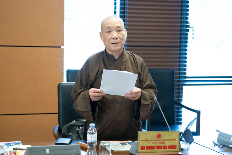 Đại biểu Thích Bảo Nghiêm - đoàn Hà Nội
