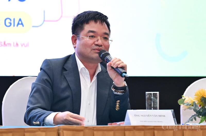 Tổng Biên tập Báo Công Thương Nguyễn Văn Minh. Ảnh: Nam Nguyễn