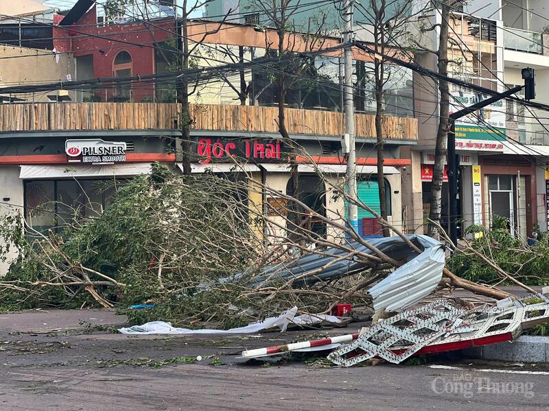 Cận cảnh Gia Lai tan hoang sau bão Kalmaegi - 7