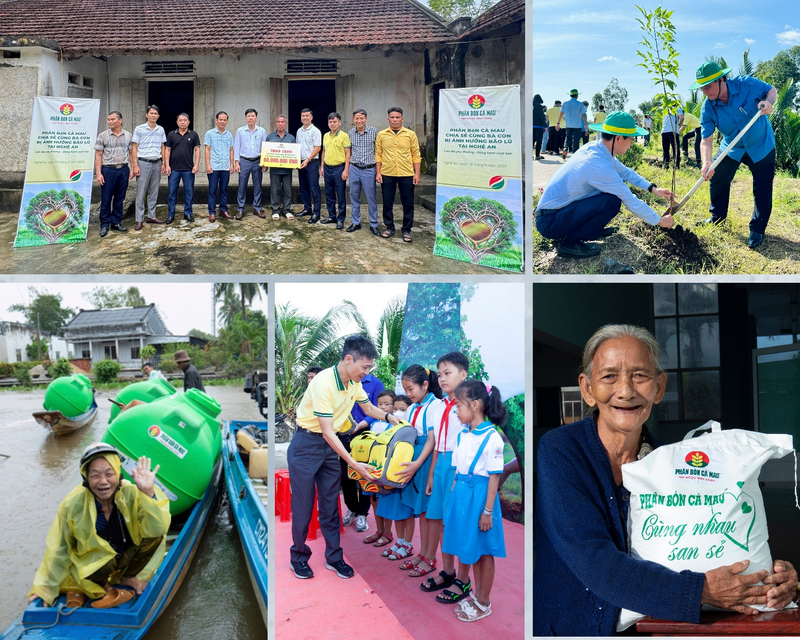 Phân Bón Cà Mau, hành trình sẻ chia và phụng sự cộng đồng với rất nhiều chương trình an sinh xã hội (Ảnh PVCFC)