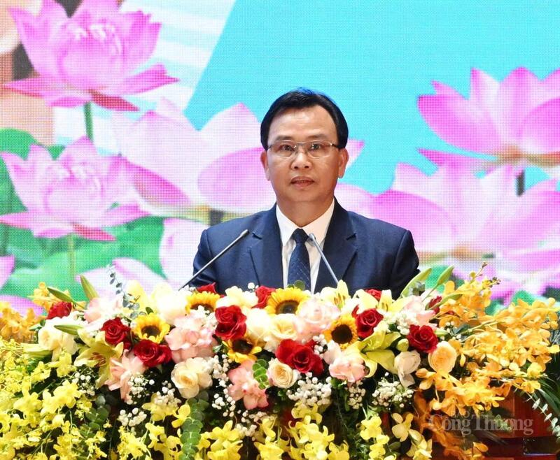 Ông Thông Súc Sổm Pha Văn, Giám đốc Sở Công Thương tỉnh Hủa Phăn (Lào). Ảnh: Cấn Dũng