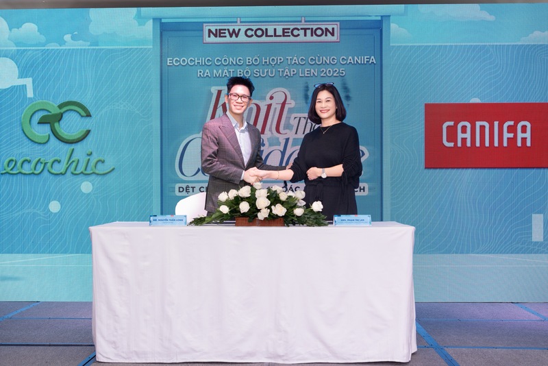 ECOCHIC và CANIFA, hai thương hiệu thời trang cùng bắt tay hợp tác trong bộ sưu tập thời trang len mùa thu đông