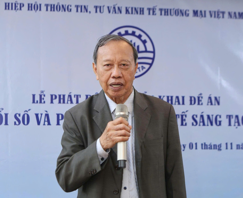 Ông Lương Văn Tự - Chủ tịch Hiệp hội Thông tin Tư vấn Kinh tế Thương mại Việt Nam. Ảnh: MK