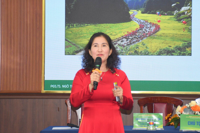 PGS.TS Ngô Thu Trang - Trưởng khoa Địa lý, Trường Đại học Khoa học Xã hội và Nhân văn (Đại học Quốc gia TP. Hồ Chí Minh. Ảnh: Minh Khuê.