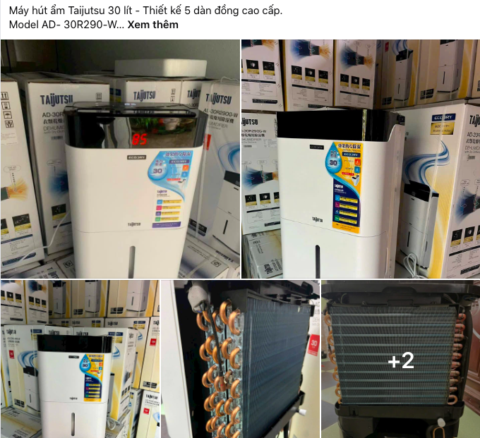 Dehumidifiers ມີຫຼາຍພາກສ່ວນສໍາລັບຄວາມຕ້ອງການຂອງລູກຄ້າທັງຫມົດ. ພາບໜ້າຈໍ