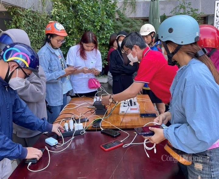 Gratis laddningsstation på Seagull Hotel.