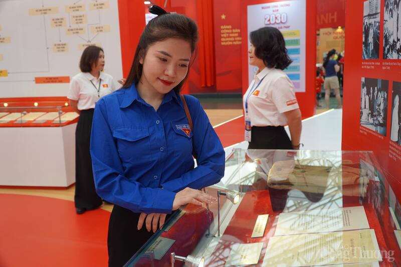 Chị Lê Thị Thanh Huyền, Bí thư Đoàn Thanh niên Báo Công Thương, Trưởng Tiểu ban Tuyên truyền.