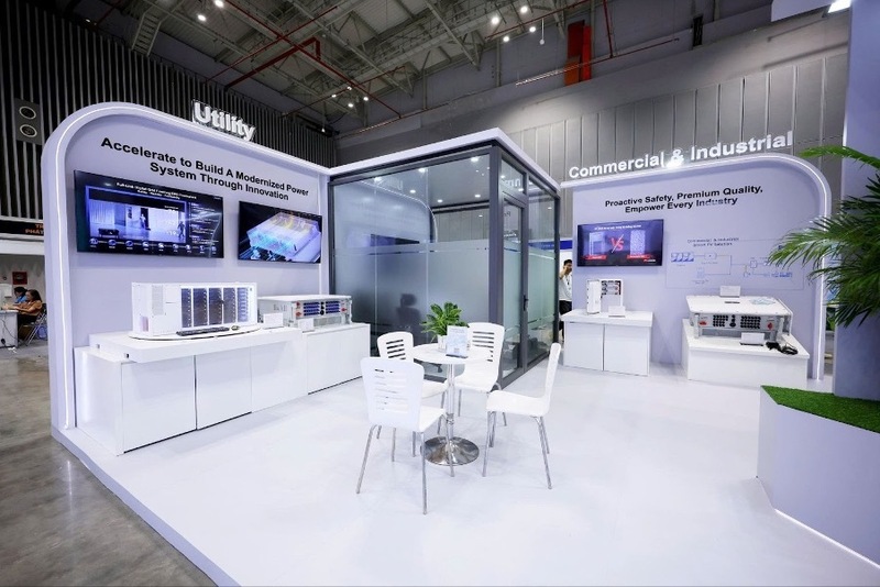 Mô hình bộ LUNA 2000-5015-2S và hệ thống lưu trữ chuỗi thông minh 215KWh