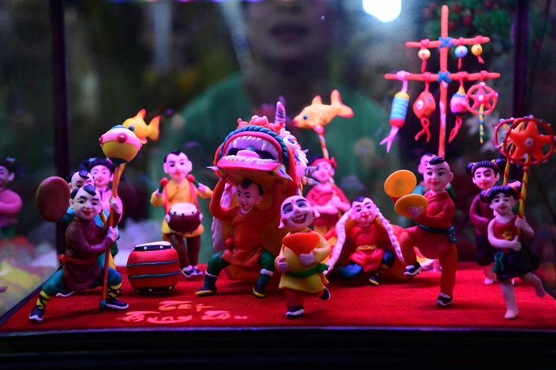 Nét đẹp văn hóa dân gian qua những chiếc ‘tò he’. Ảnh: N.H