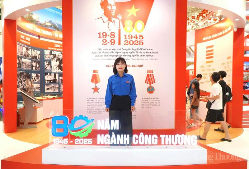 Chị Nguyễn Ngọc Tâm, Trưởng Ban Tổ chức Đại hội đại biểu Đoàn Thanh niên Bộ Công Thương.