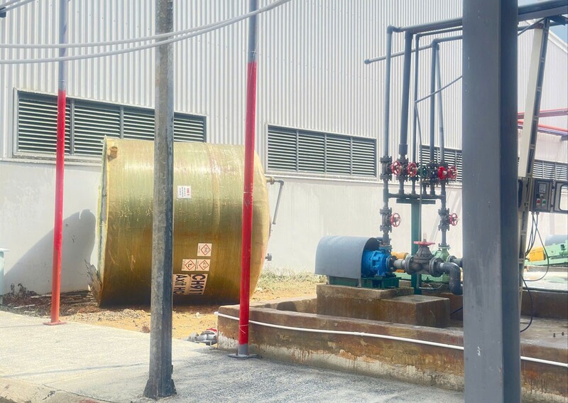 Khu vực xảy ra vụ nổ khiến hai công nhân thiệt mạng.