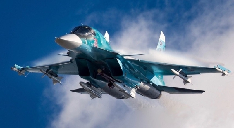 Máy bay tiêm kích-bom Su-34M. Ảnh: TASS.