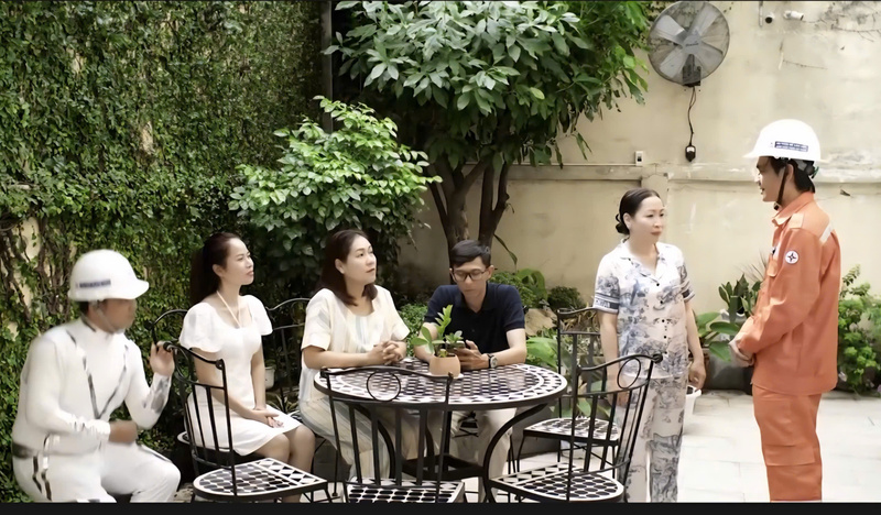 Cảnh trong một tác phẩm dự thi gửi về Ban Tổ chức. Ảnh chụp màn hình