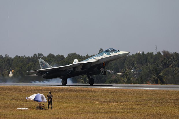 Máy bay chiến đấu Su-57 của Nga. Ảnh: TASS