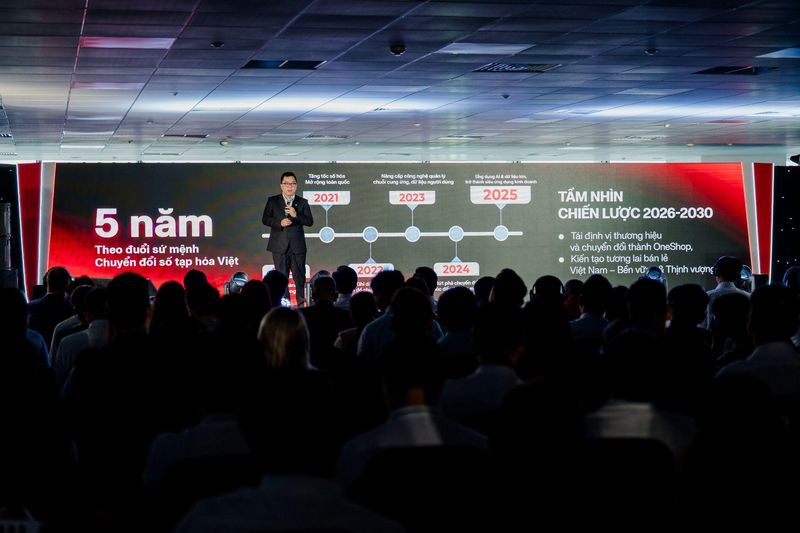 Ông Lê Thiết Bảo - CEO One Mount Distribution chia sẻ tầm nhìn chiến lược, hướng tới mục tiêu kết nối hơn 5,2 triệu tiểu thương Việt Nam trong 5 năm tới