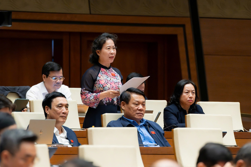 Đại biểu Tô Ái Vang - đoàn TP. Cần Thơ