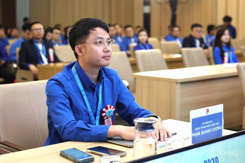 Anh Phạm Quang Cường, Ủy viên BCH Đoàn Thanh niên Chính phủ.