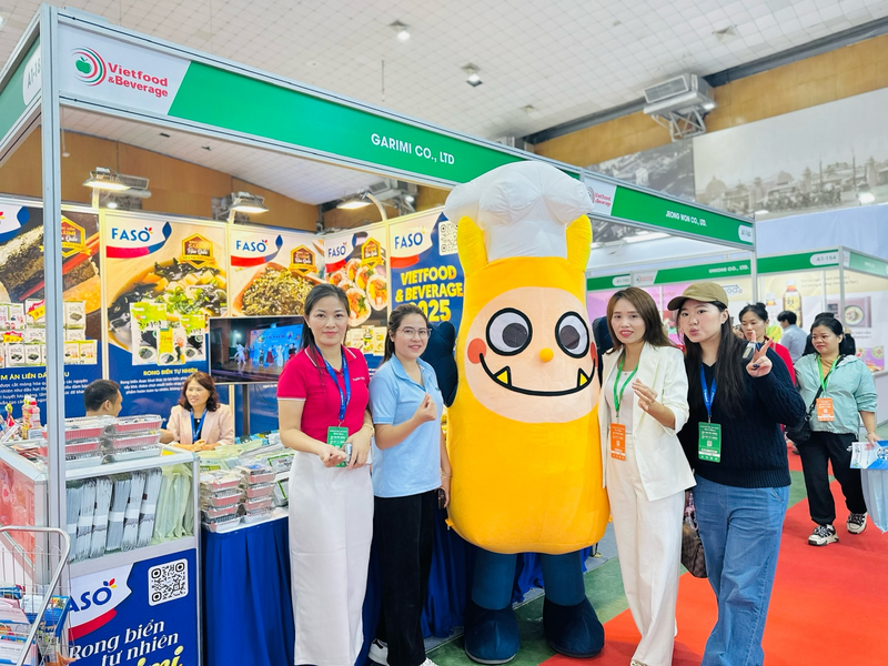 Fasso'nun Vietfood & Beverage 2025 Uluslararası Gıda Fuarı'ndaki standı çok sayıda ziyaretçiyi ağırladı