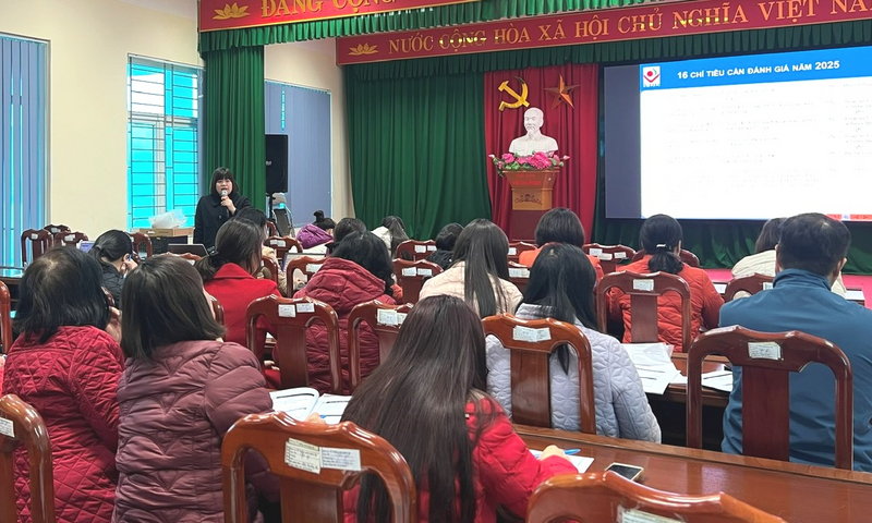 Hội nghị hướng dẫn xây dựng kế hoạch triển khai hoạt động cải thiện dinh dưỡng năm 2025 tại Trung tâm Kiểm soát bệnh tật tỉnh Lạng Sơn