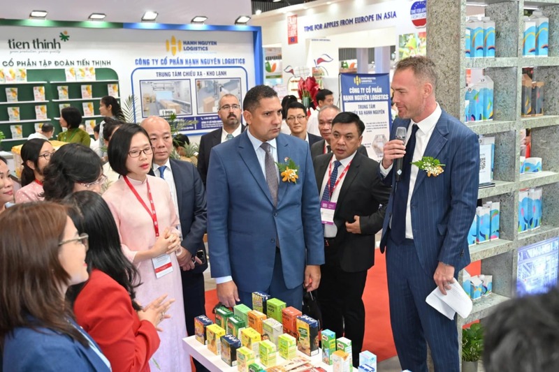 Gian hàng quốc gia Thụy Điển tại sự kiện Vietnam Food Expo 2025