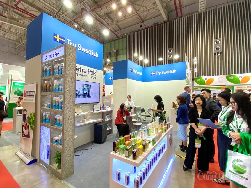 Gian hàng của Tetra Pak Việt Nam tại Triển lãm