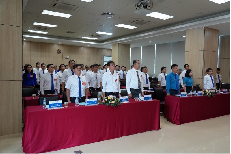 Nghi thức chào cờ tại Đại hội