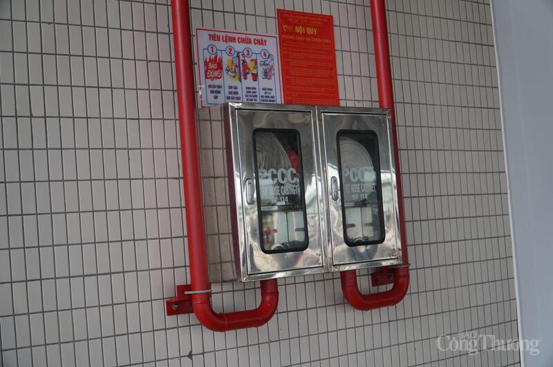 Hệ thống phòng cháy chữa cháy tại Cảng cá Thọ Quang.