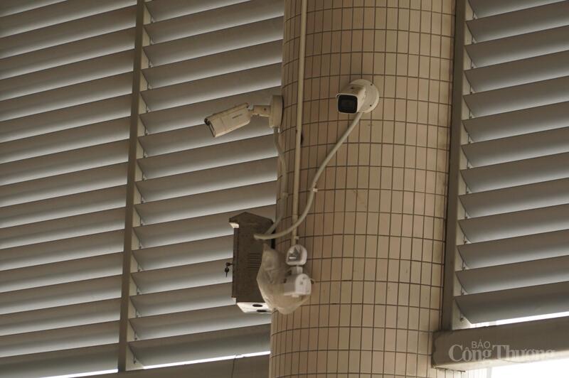 Hệ thống camera giám sát an ninh trong khu mua bán thủy sản