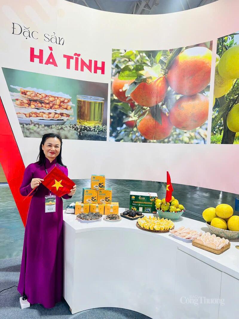 Hội chợ Mùa Thu 2025 mở ra cơ hội kết nối cho sản phẩm Hà Tĩnh với các thị trường lớn trong và ngoài nước. Ảnh: Phúc Sơn