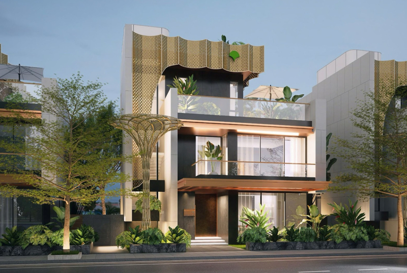 Bộ lam CNC, đá Marble, sơn hiệu ứng Aica… mang đến vẻ đẹp vượt thời gian cho dinh thự.