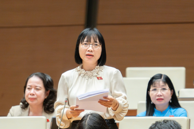 Đại biểu Nguyễn Thị Việt Nga - đoàn Hải Phòng