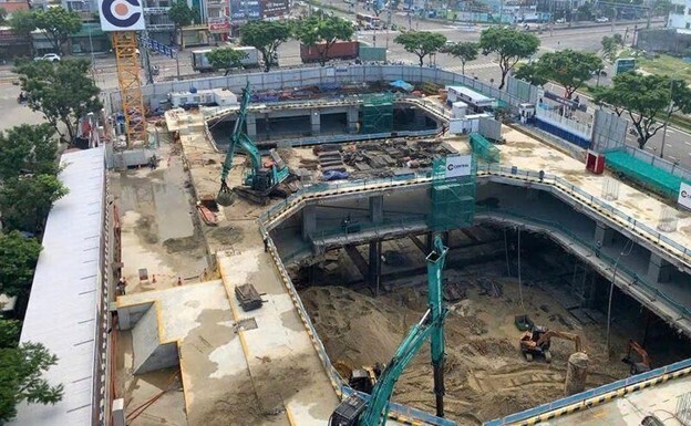 Hình ảnh thực tế tại công trường The Legend Danang tháng 10/2025