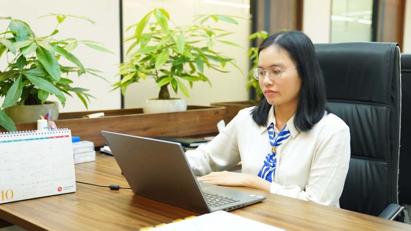 Cik Huynh Thi Hong Hanh, Timbalan Ketua Kewangan - Jabatan Perakaunan, PVTrans (Foto: PVTrans)