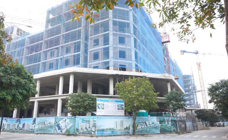 Dự án Khu nhà ở cao tầng - nhà ở xã hội thuộc dự án khu nhà ở tại xã Đông Anh, TP. Hà Nội. Ảnh: Trang Anh