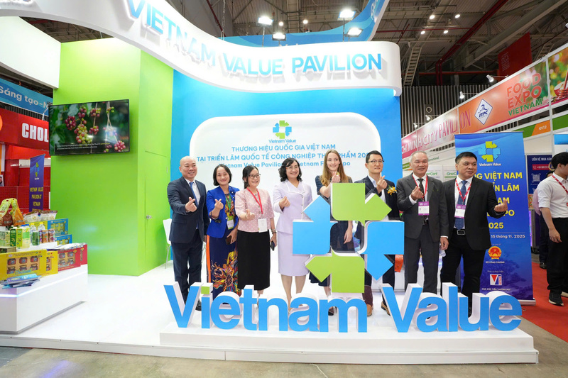 Tại Vietnam Foodexpo 2025 đã lan tỏa Chương trình Thương hiệu Quốc gia Việt Nam và các sản phẩm đạt Thương hiệu quốc gia Việt Nam trong ngành thực phẩm, đồ uống.