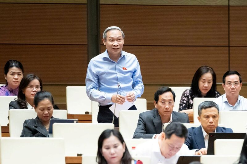 Đại biểu Phan Đức Hiếu - đoàn Hưng Yên. Ảnh: QH