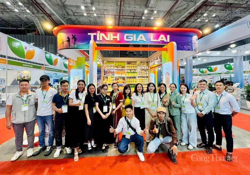 Gia Lai có 8 doanh nghiệp tham gia Vietnam Foodexpo 2025. Ảnh: Bích Thu.
