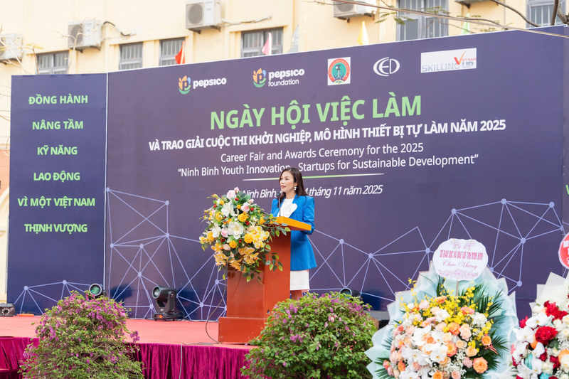 Bà Nguyễn Mai Chi - Giám đốc Đối ngoại và Truyền thông, Công ty Thực phẩm PepsiCo Việt Nam