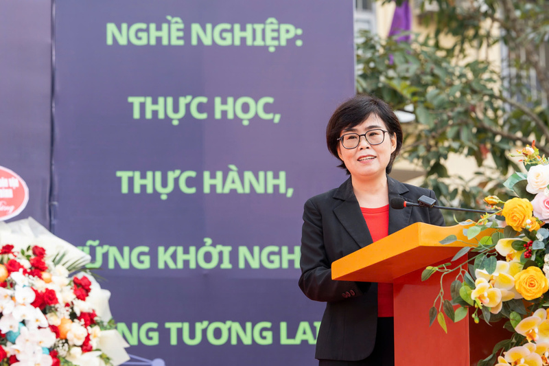 Bà Tô Kim Liên - Giám đốc Trung tâm Giáo dục và Phát triển