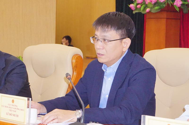 Cục trưởng Cục Hàng hải và Đường thuỷ Việt Nam Lê Đỗ Mười