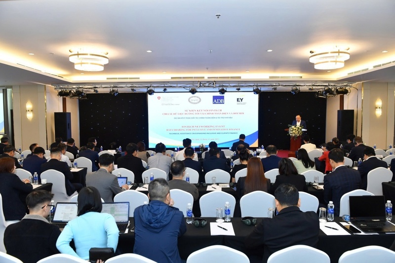 “Sự kiện Kết nối Fintech chia sẻ dữ liệu hướng tới tài chính toàn diện và đổi mới”, do Ngân hàng Nhà nước tổ chức ngày 14/11. Ảnh: Đức Khanh