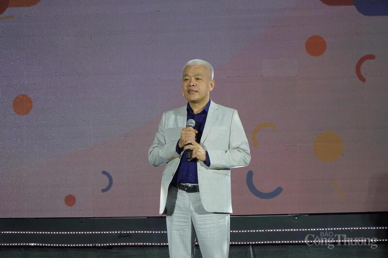 Ông Nguyễn Lâm Thanh, đại diện TikTok Việt Nam phát biểu tại buổi lễ.