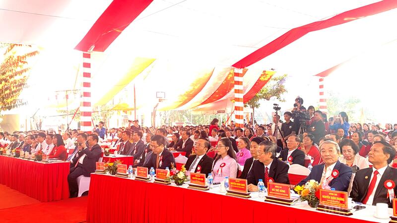 Các đại biểu tham dự lễ kỷ niệm