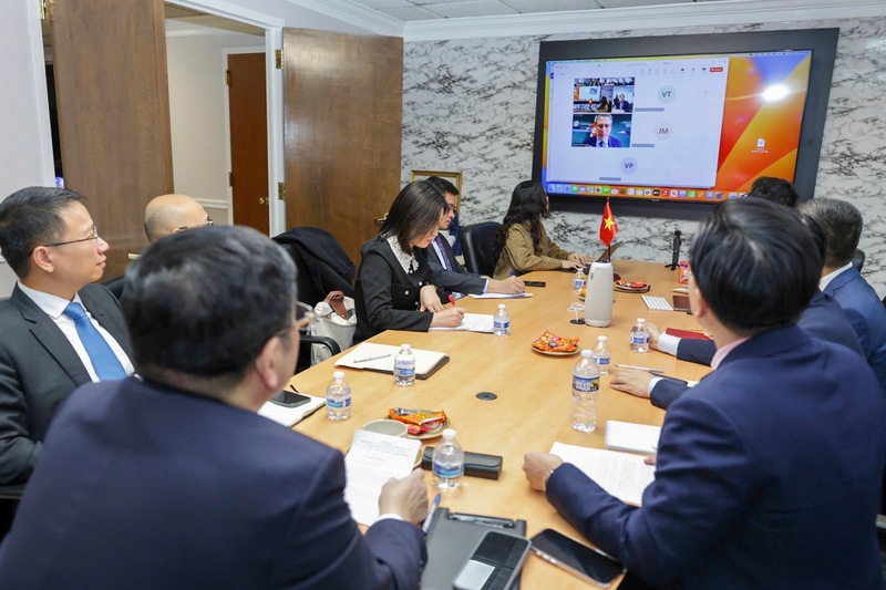 Toàn cảnh buổi điện đàm