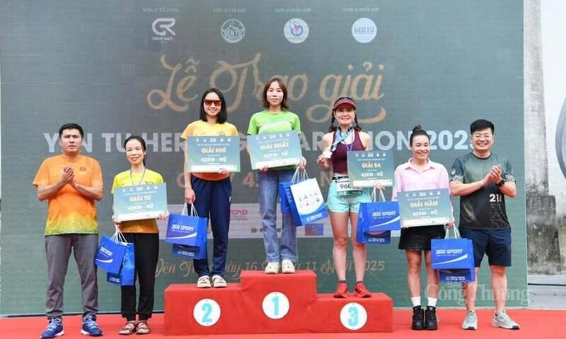 Các vận động viên nữ đoạt giải tại sự kiện.