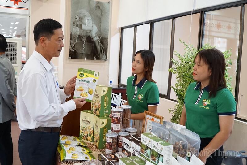 Sản phẩm sầu riêng sấy thăng hoa, hạt macca, trà mãng cầu của doanh nghiệp Đắk Lắk