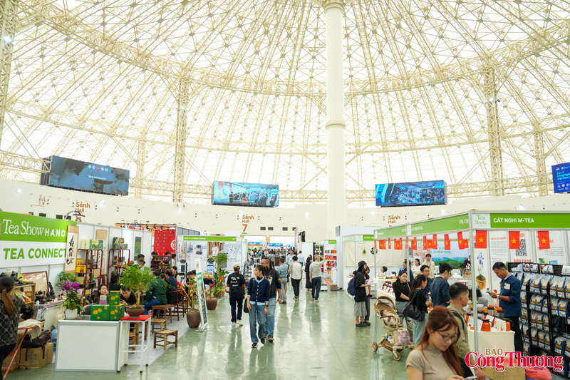 Lần đầu tiên, Hà Nội trở thành điểm hẹn của hai triển lãm quốc tế chuyên ngành đồ uống lớn nhất châu Á: Cafe Show và Tea Show.