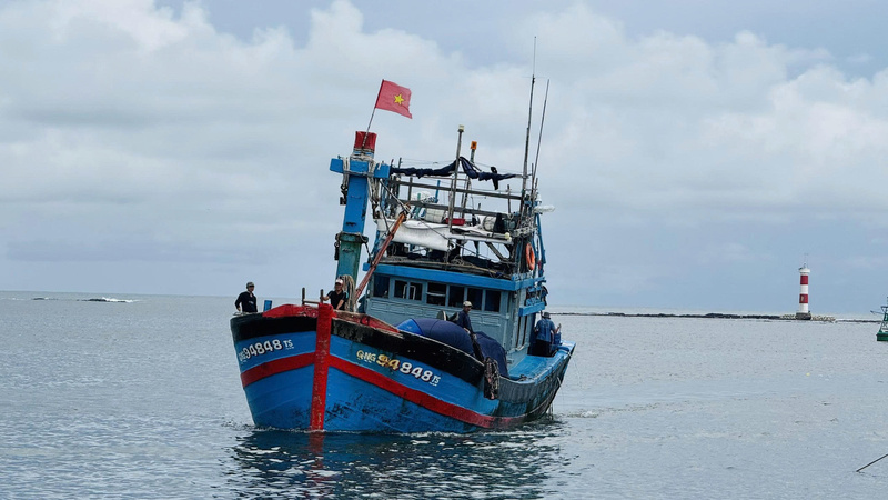 Đến ngày 14/11, tỉnh Quảng Ngãi có 4.848 tàu cá đăng ký; 4.729 tàu đã được cấp giấy phép khai thác, đạt tỉ lệ 100%.